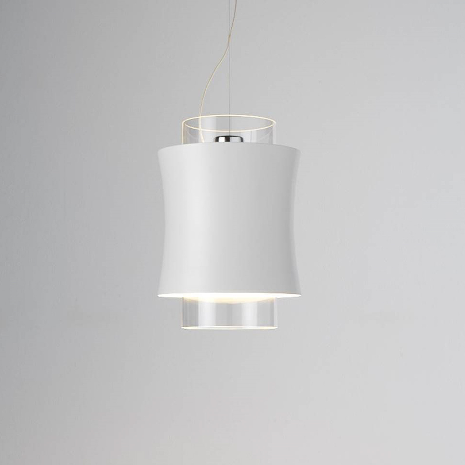 Prandina Fez S1 hængelampe, mat hvid