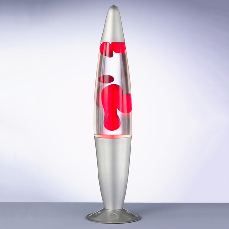 Lampe à lave pleine d’effet Jarva avec lave rouge
