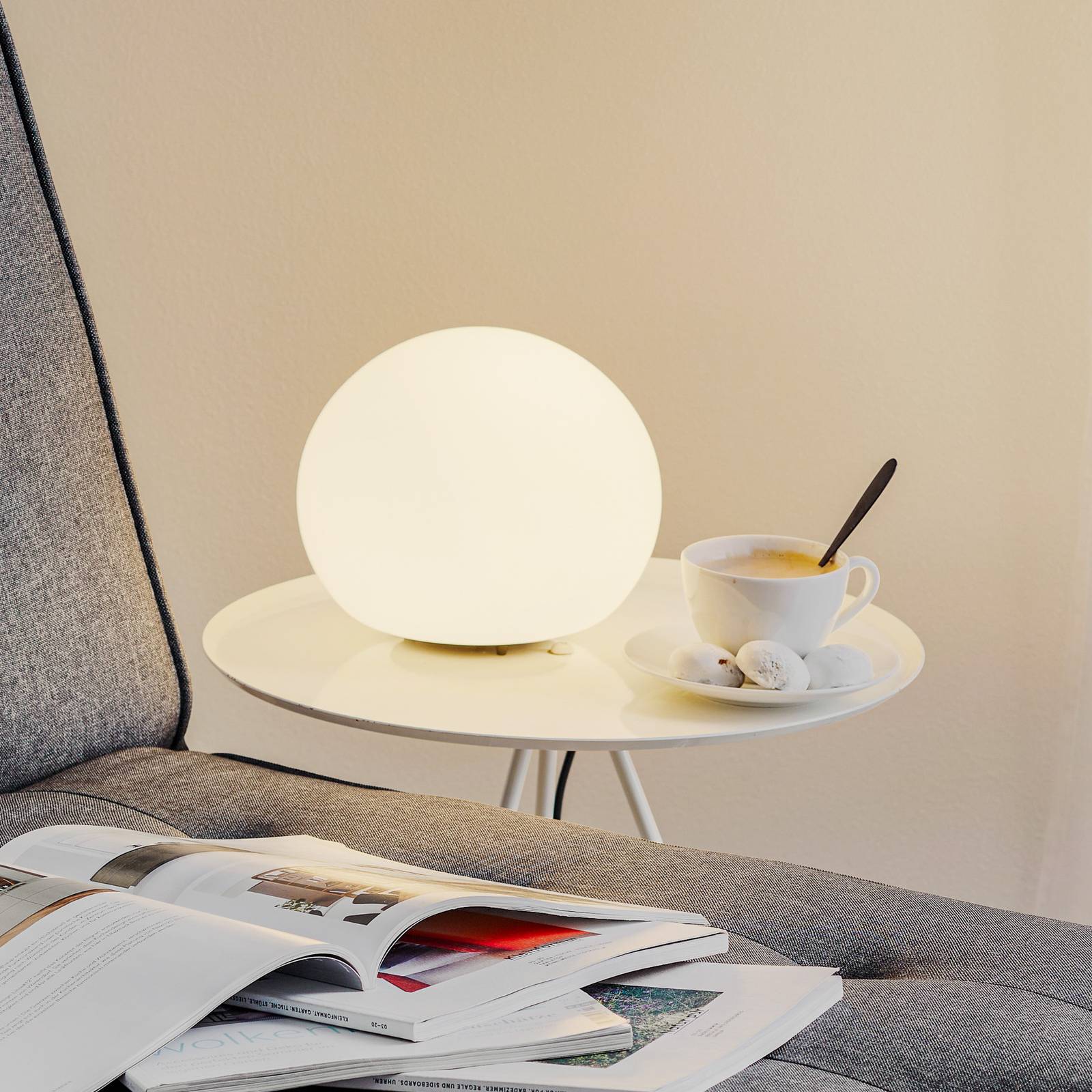 E-shop WEVER & DUCRÉ Dro 2.0 stolová lampa čierna a biela