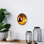 Wall light Kurt 13351, copper-coloured, metal, Ø 38 cm