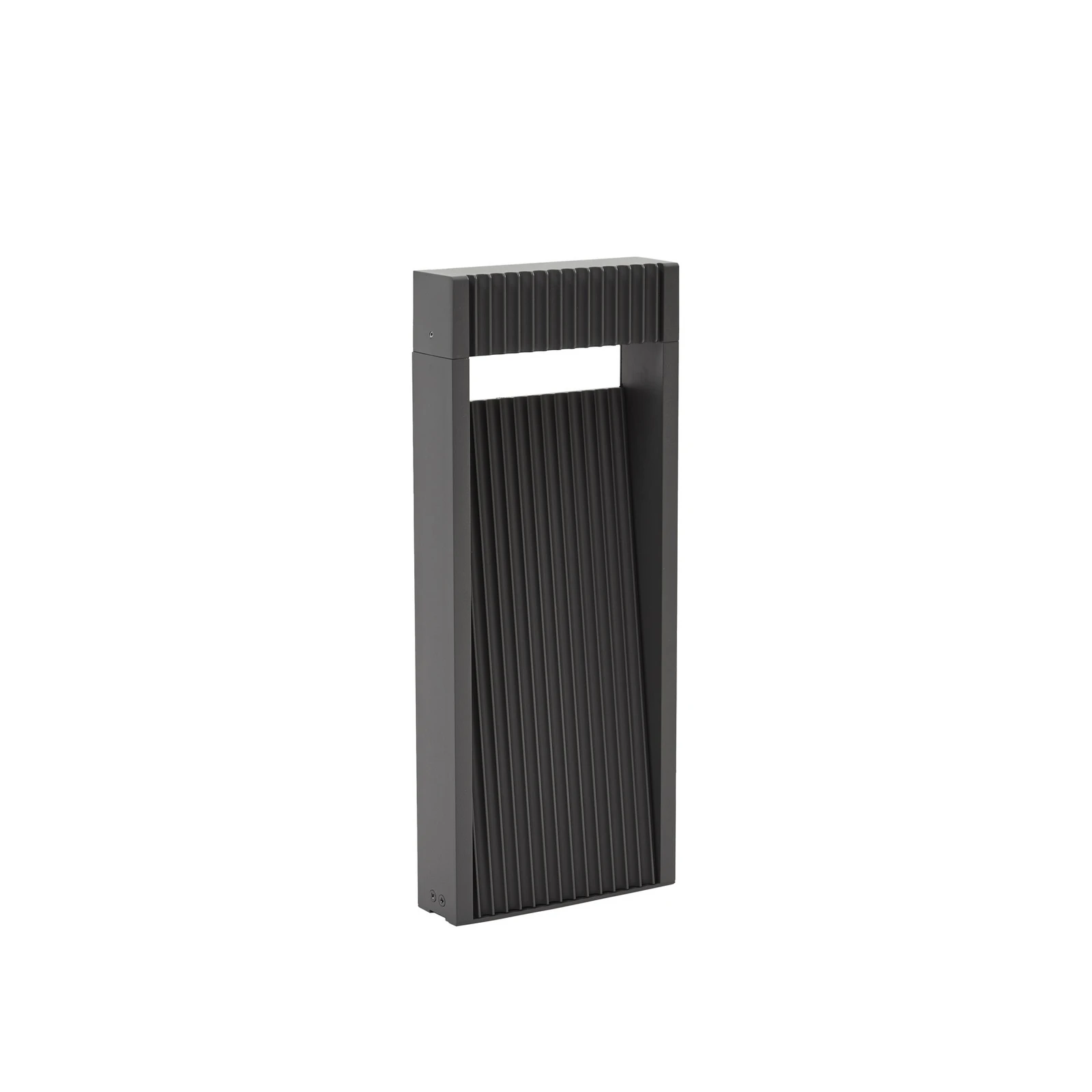 Candeeiro pilar LED Lucande Tavion, 40 cm, antracite, IP65
