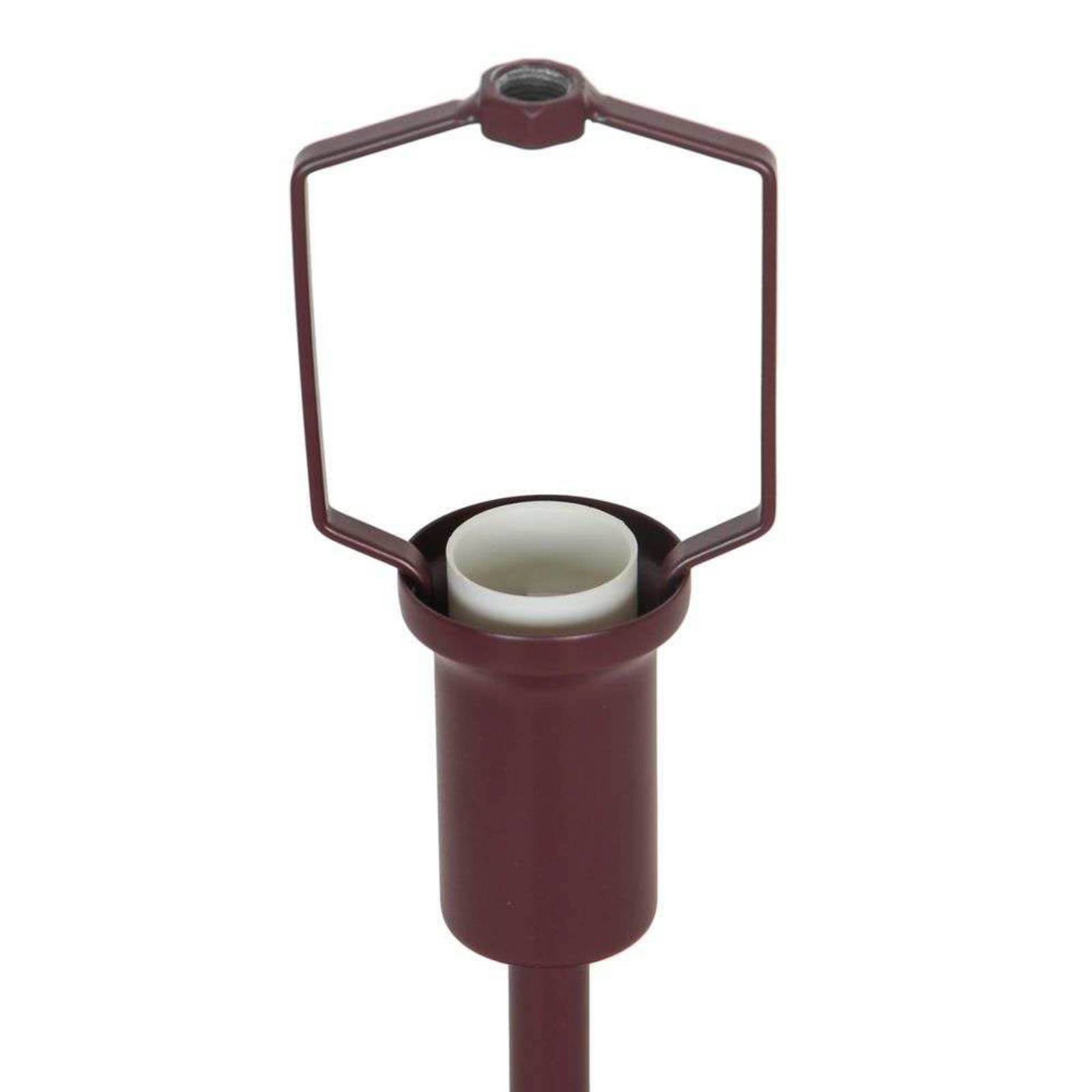Lampa stołowa Ellen mini, bordowa, wysokość 25 cm, metal