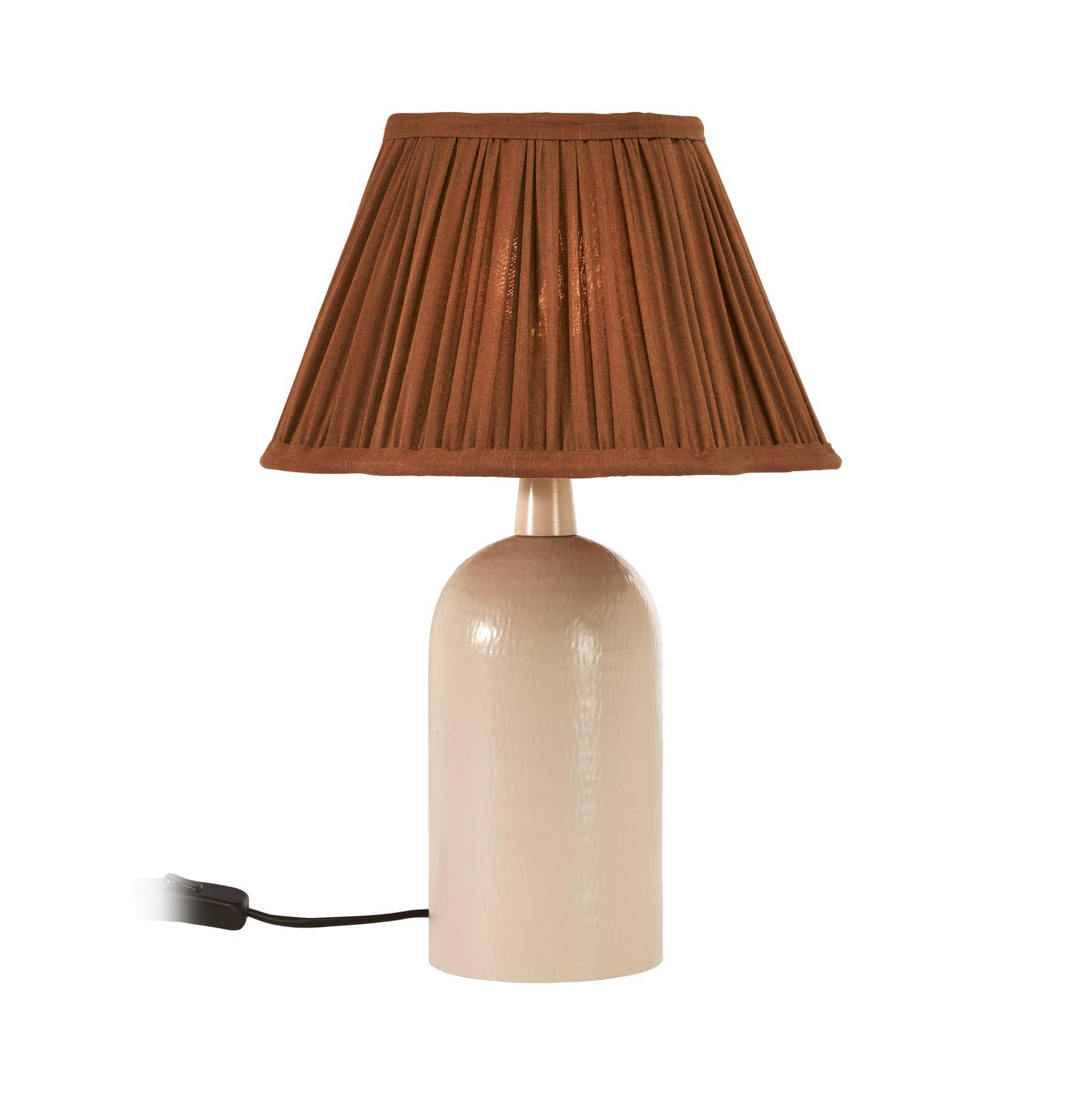 Image of PR Home Riley lampe à poser, beige/brune 7330976137268