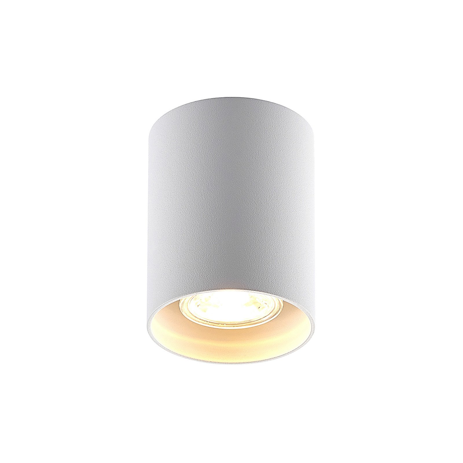 ELC Efey ceiling lamp, GU10, round, white