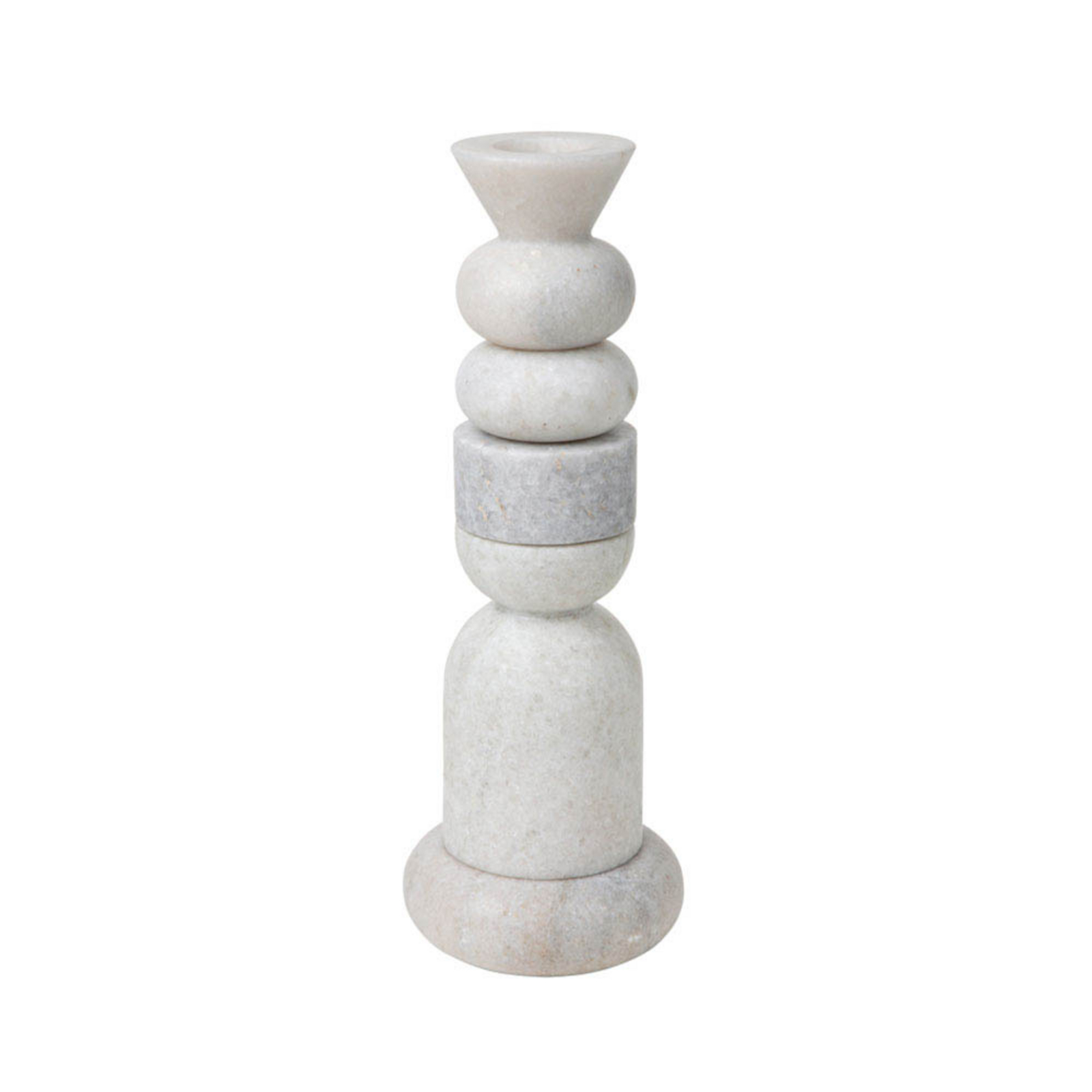 Stone Stacking Kynttilänjalka White - Tom Dixon