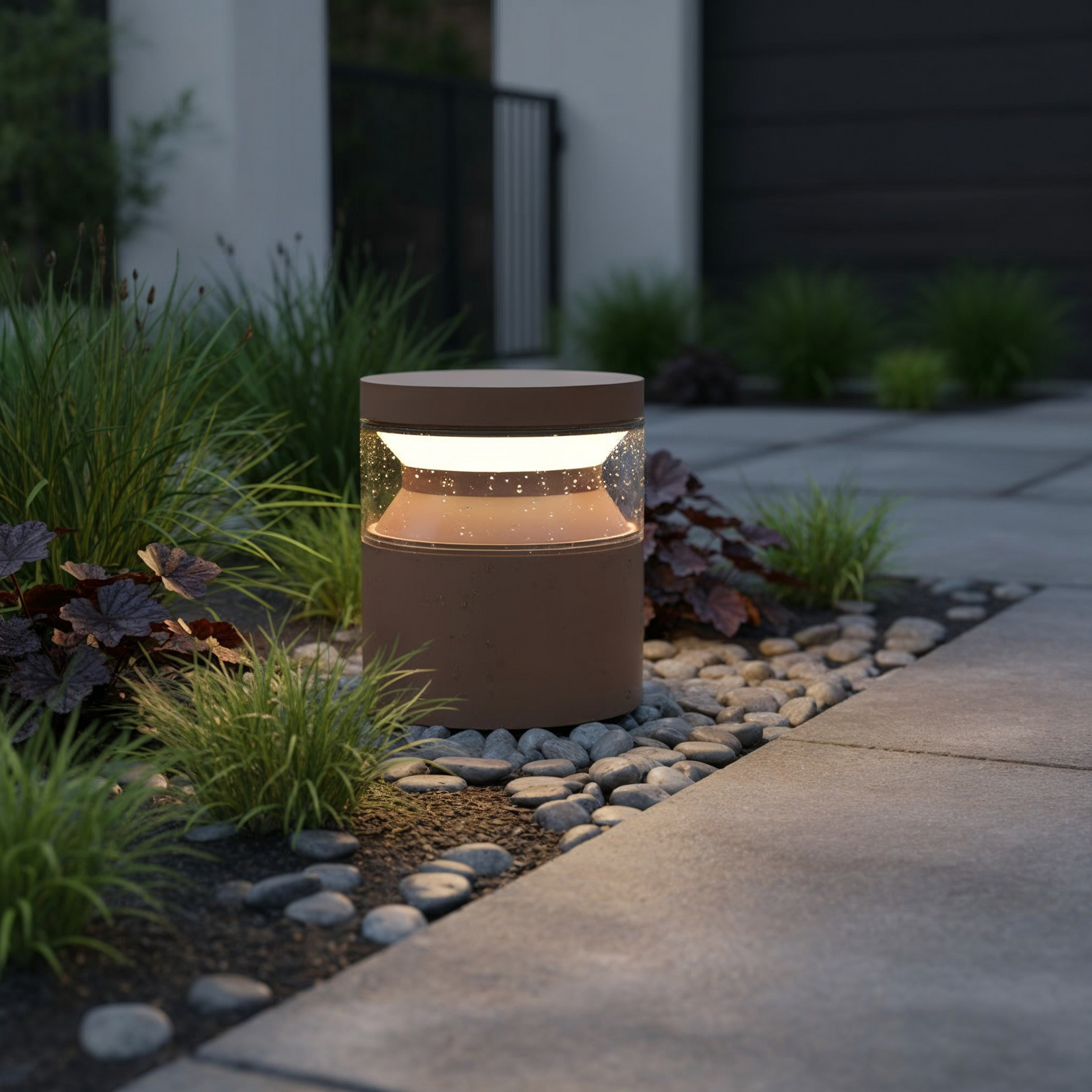 Ideal Lux LED postolje Boeing, smeđa boja kave, visina 15 cm Ideal Lux LED postolje Boeing, smeđa boja kave, visina 15 cm