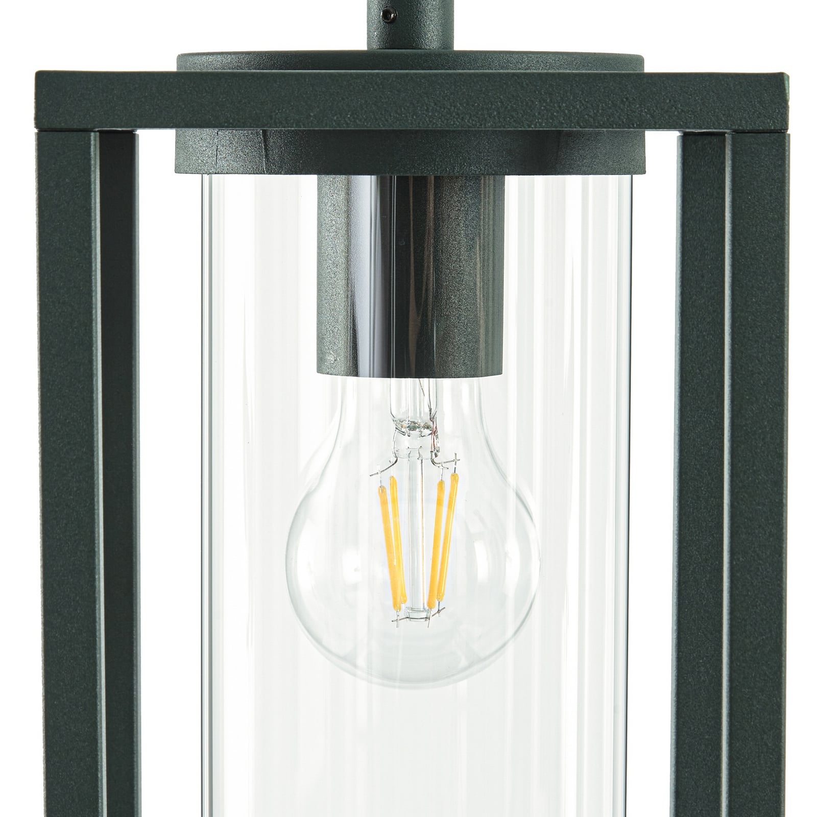 Ferda vanjska viseća svjetiljka, E27, zelena, staklo IP44 - Lucande