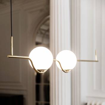 Le Vita designer pendant light, LED 2-bulb
