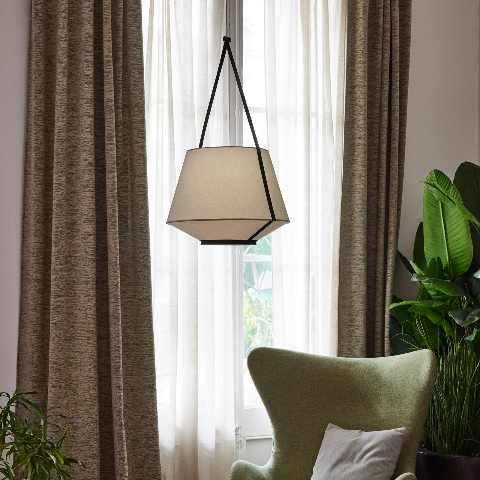Carrie Pendant S Olive - Forestier
