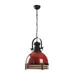 Saglam 3762 hanglamp, rood/zwart, ijzer, Ø 32 cm