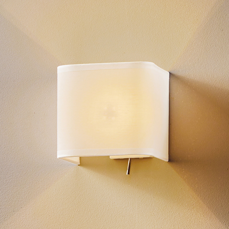 Stilfull vägglampa SALA med strömbrytare