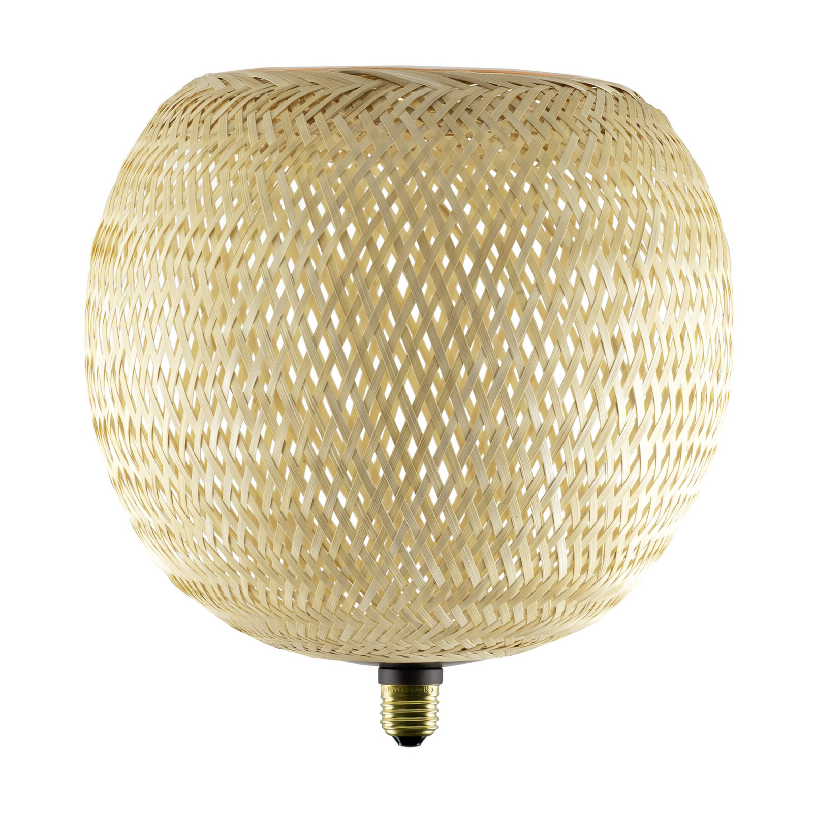 SEGULA LED Floating Bambus natur G300 E27 5W 2 200 K dimbar