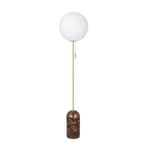 Globen Lighting Torrano floor lamp, brown, height 145 cm