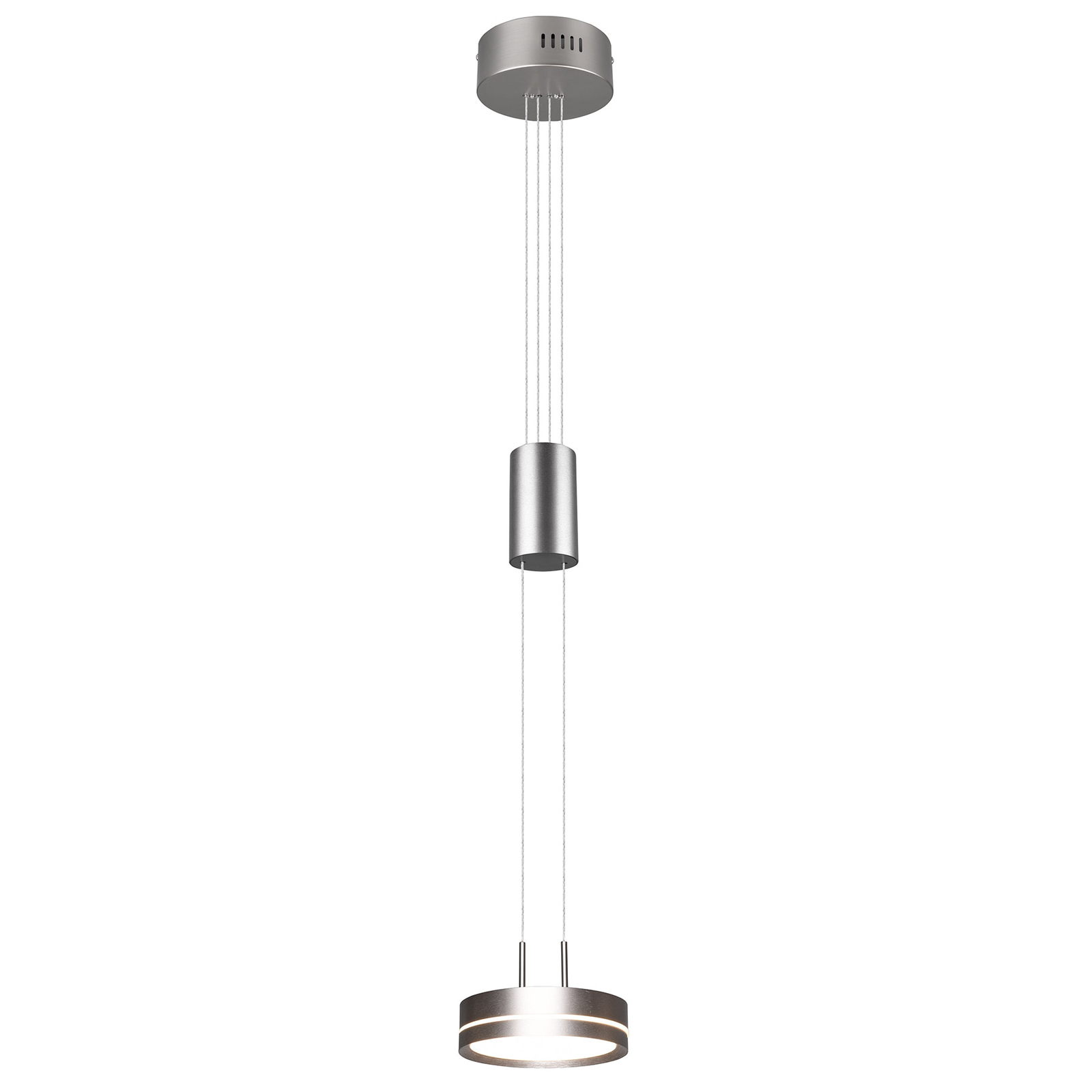 Lindby Eilika lámpara colgante LED, 1 luces níquel