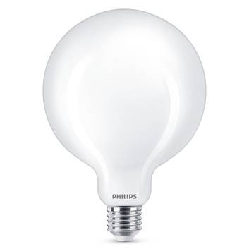Philips LED Classic Globelampe E27 G120 8,5W matná