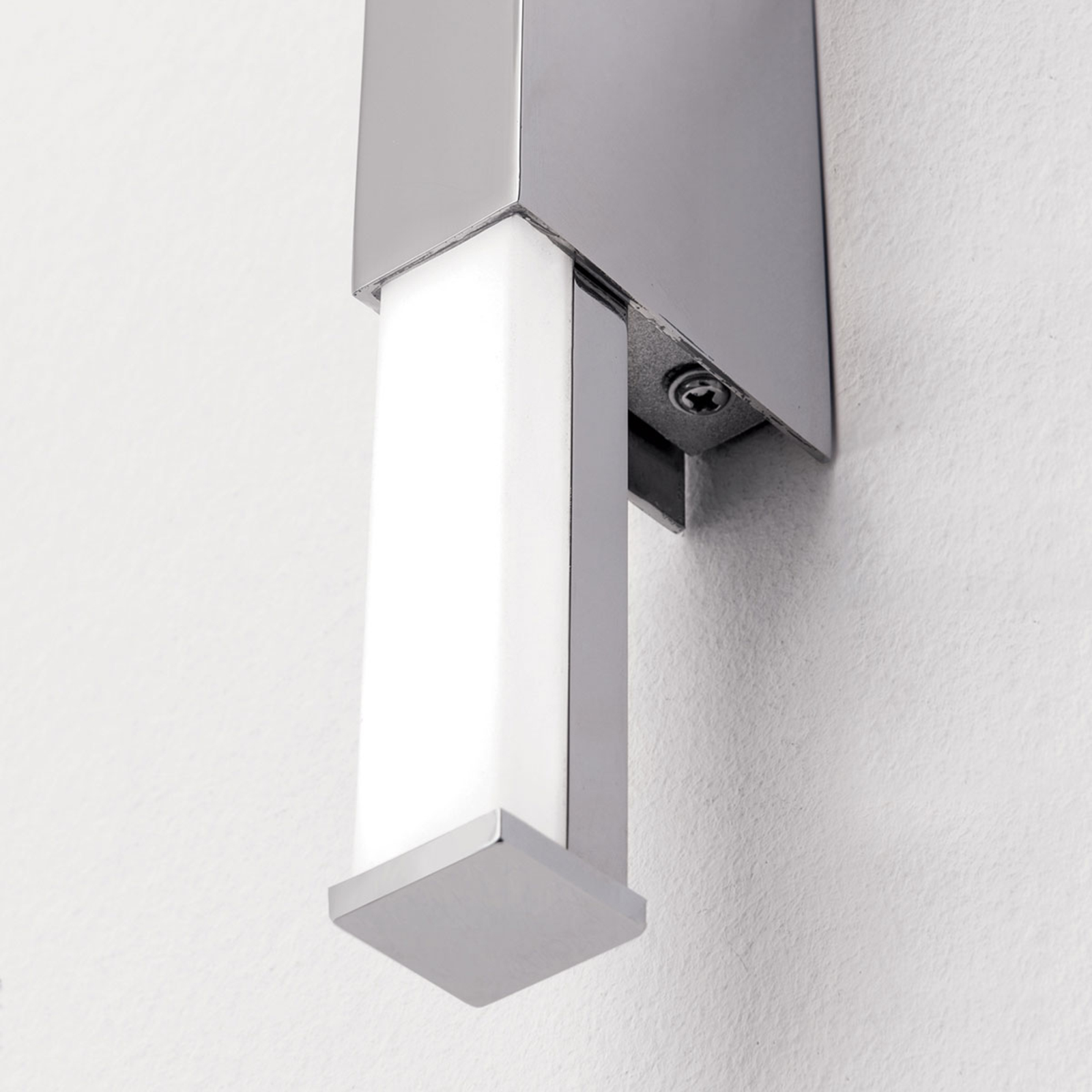 Narrow Argo bathroom wall light with LED, IP44