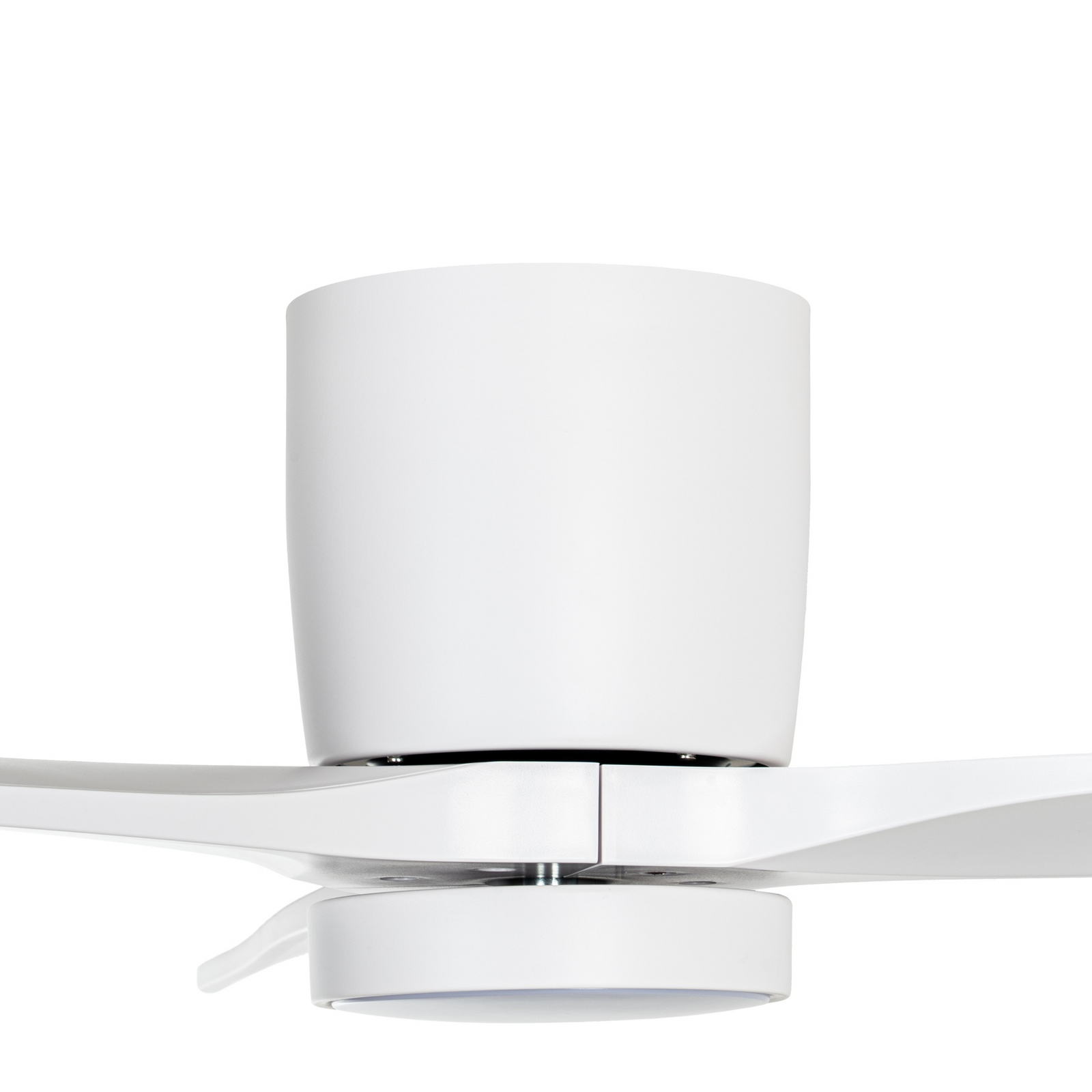 Lucande LED-Deckenventilator Sorin, weiß, CCT, IP44