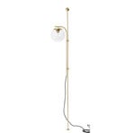 Bubble Vägg-/Golvlampa Clear/Brass - Hübsch