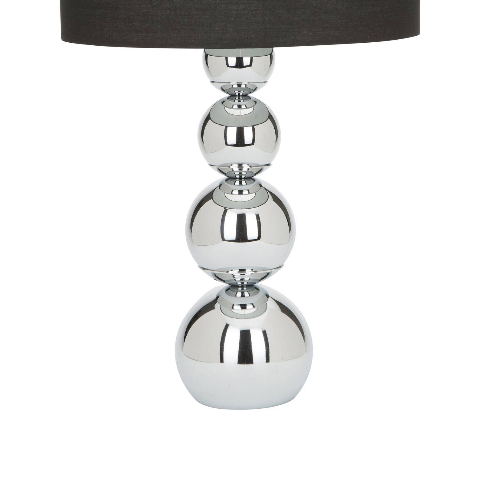 Фото - Настільна лампа Smartwares Lampa stołowa Mandy, czarna, funkcja dotykowa 