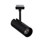 Paulmann URail LED-železniški reflektor Theron, črn, 4.000 K, Ø 6 cm