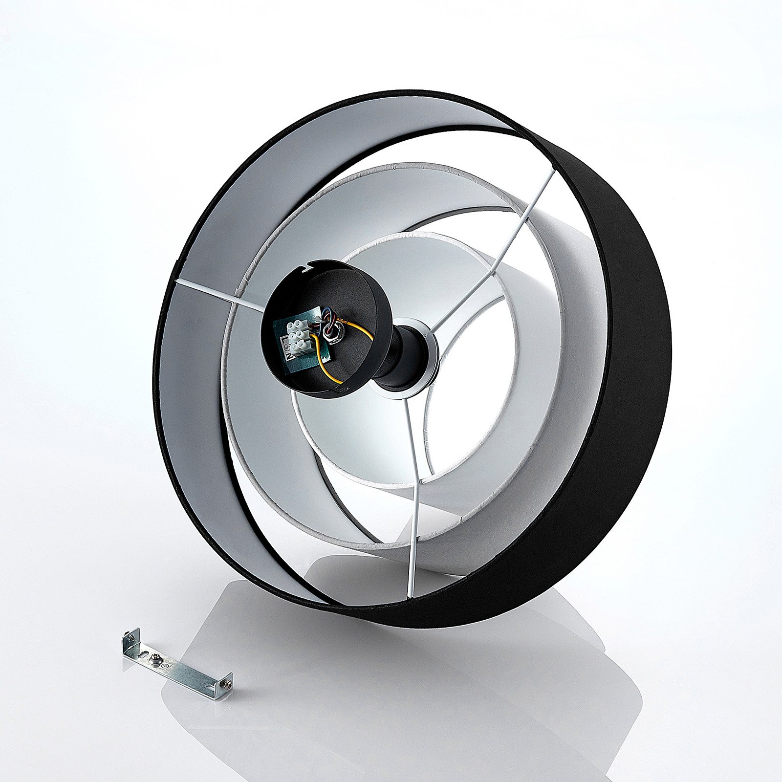 Coria Ceiling Lamp Black/Grey - Lindby
