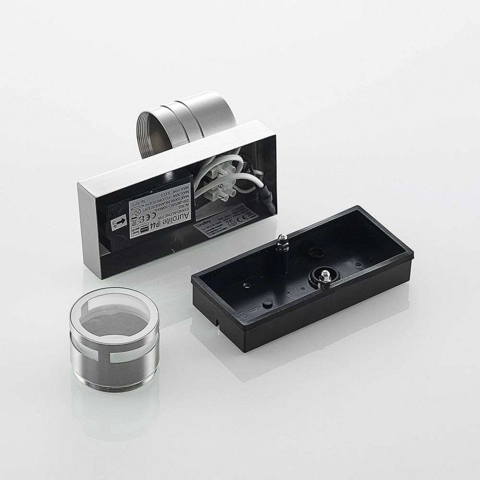 Catalin Vonkajšie Nástenné Svietidlo w/Sensor Stainless Steel - Lindby