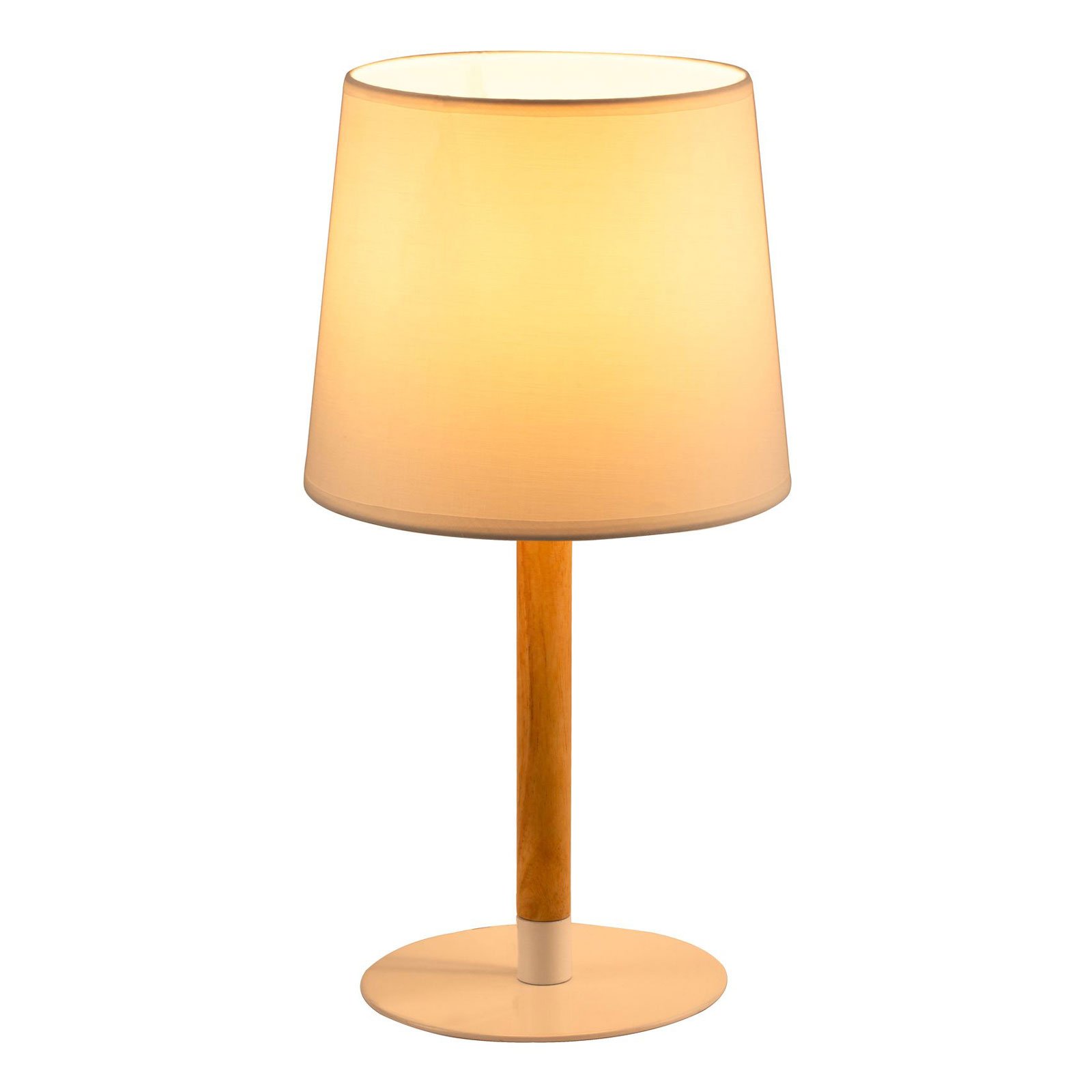 Pauleen Woody Cuddles bordlampe med stofskærm