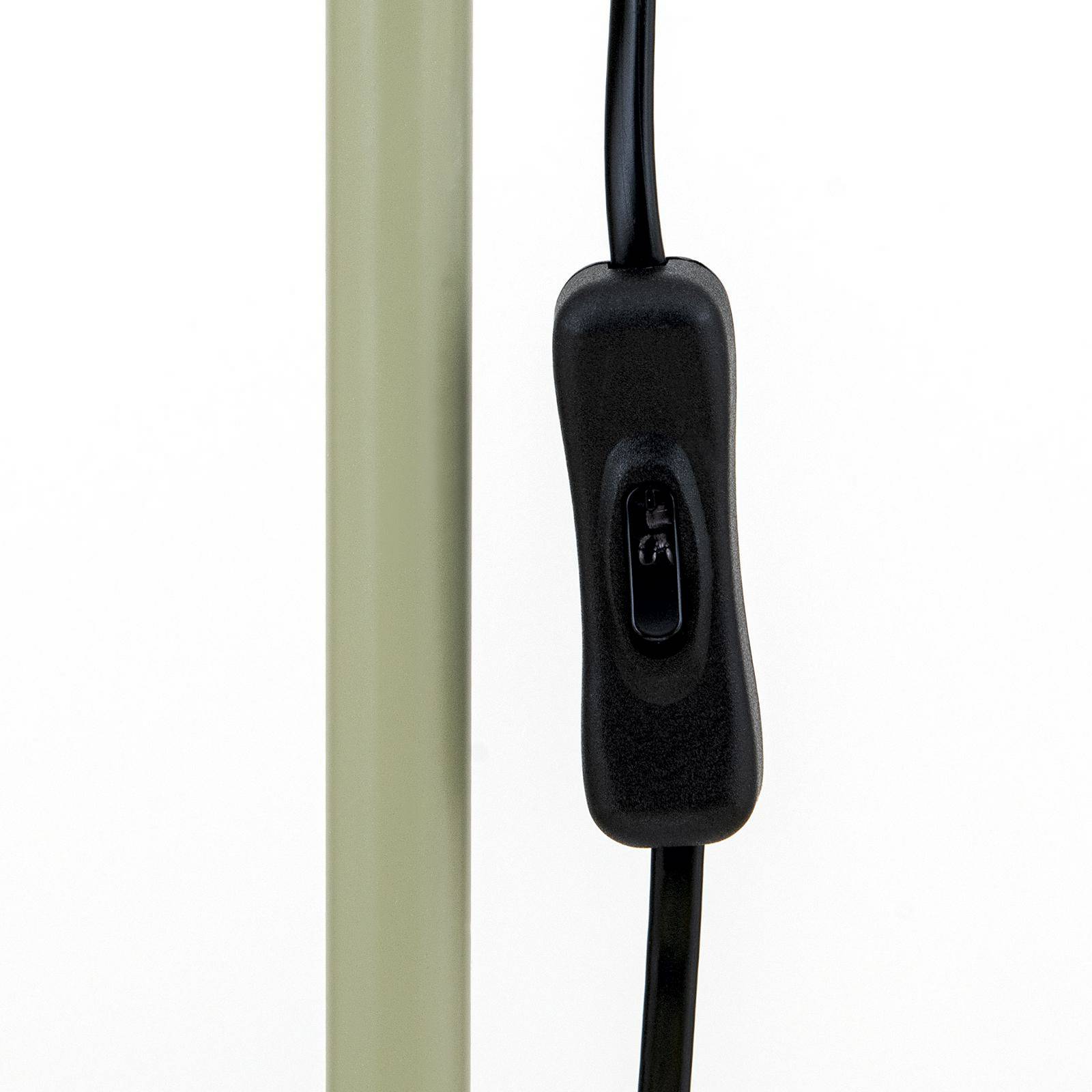 Lampa stojąca Gili, stal, jasnozielona, wysokość 150 cm, E27