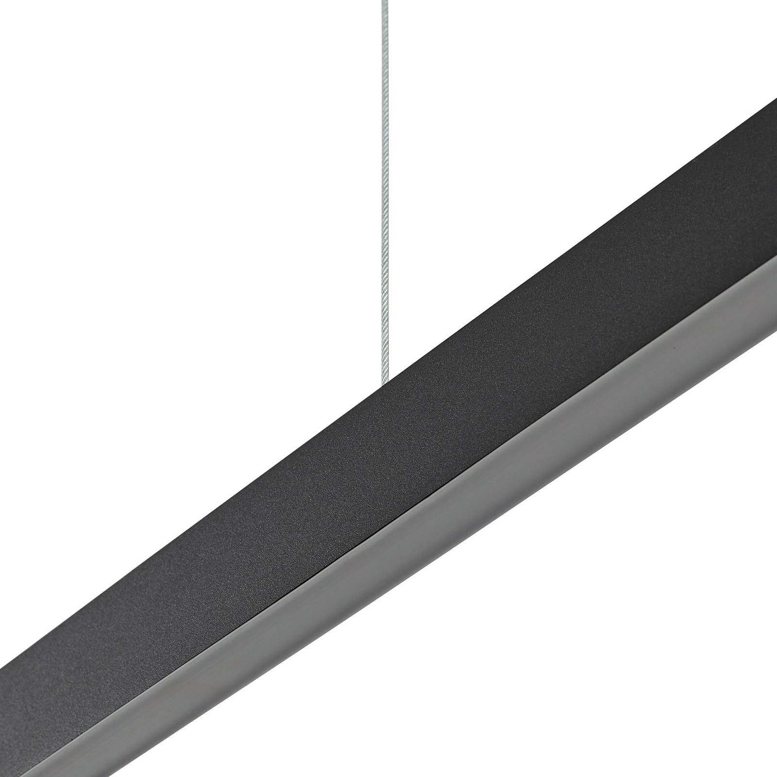 Candeeiro suspenso LED Lucande Smart Mylosh, preto, CCT, Tuya