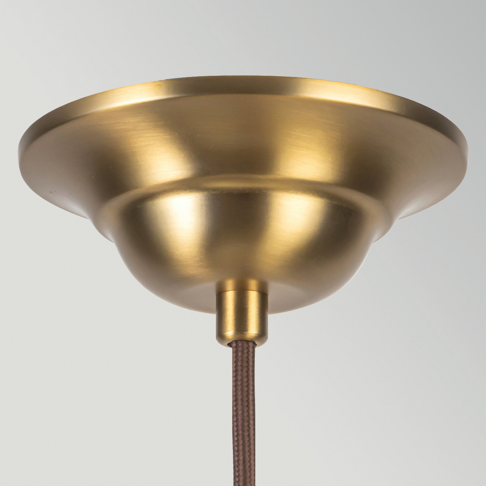 Hängelampe Crosby, beige/gold, Ø 46 cm Textil/Metall 4 x E14 Hängelampe Crosby, beige/gold, Ø 46 cm Textil/Metall 4 x E14