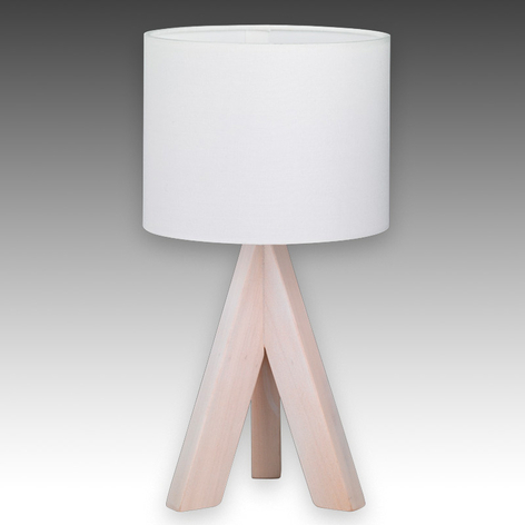 Trefots bordlampe Ging