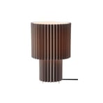 Markslöjd Catis table lamp, grey, 32 cm high, textile, E27