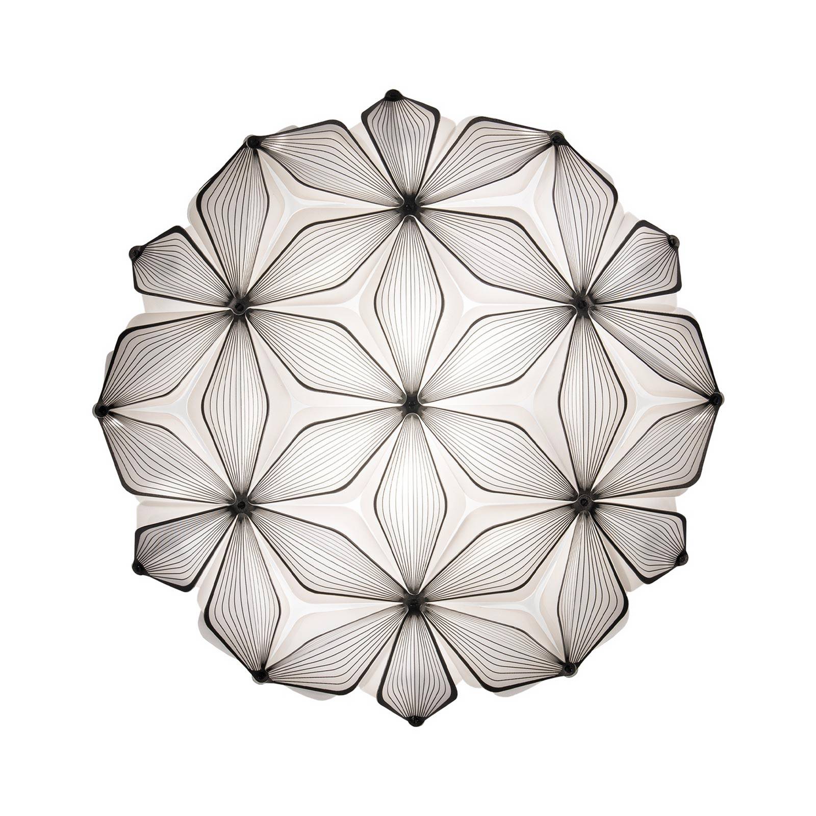 Deckenleuchte C'EST LA VIE, schwarz, Ø 47 cm, 2-flg., E27