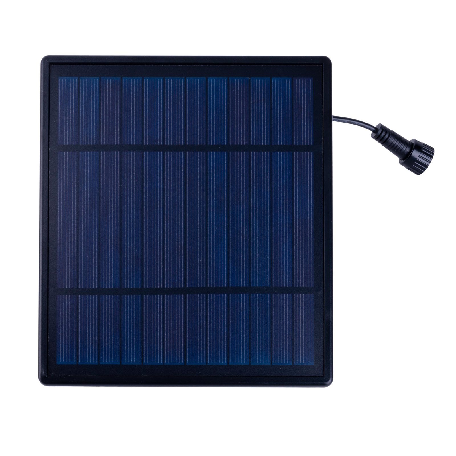 LED solar ground spike light SPOTI, black, set of 3, IP44