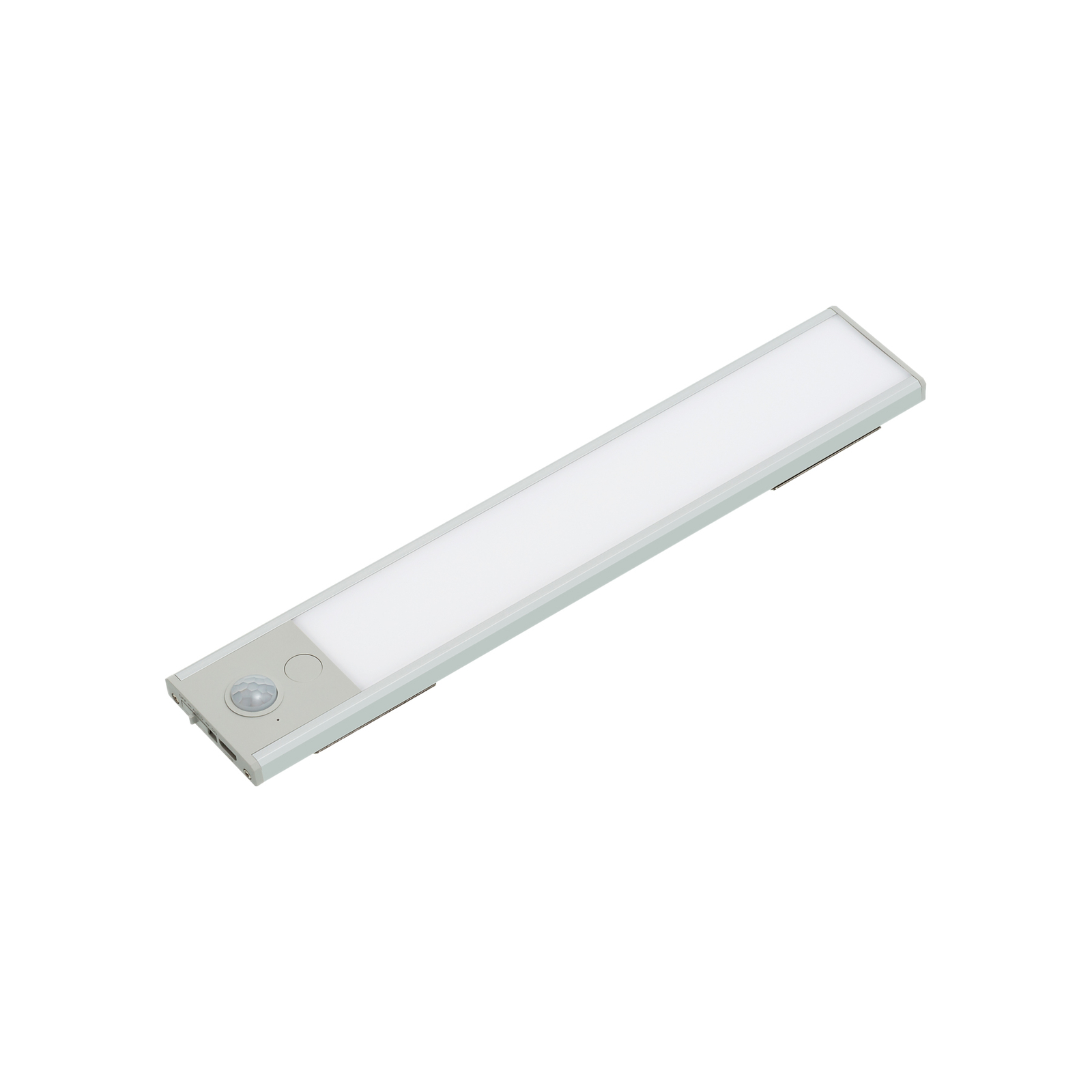 Prios LED-ladattava kaapinalainen valaisin Saverio, USB, liiketunnistin