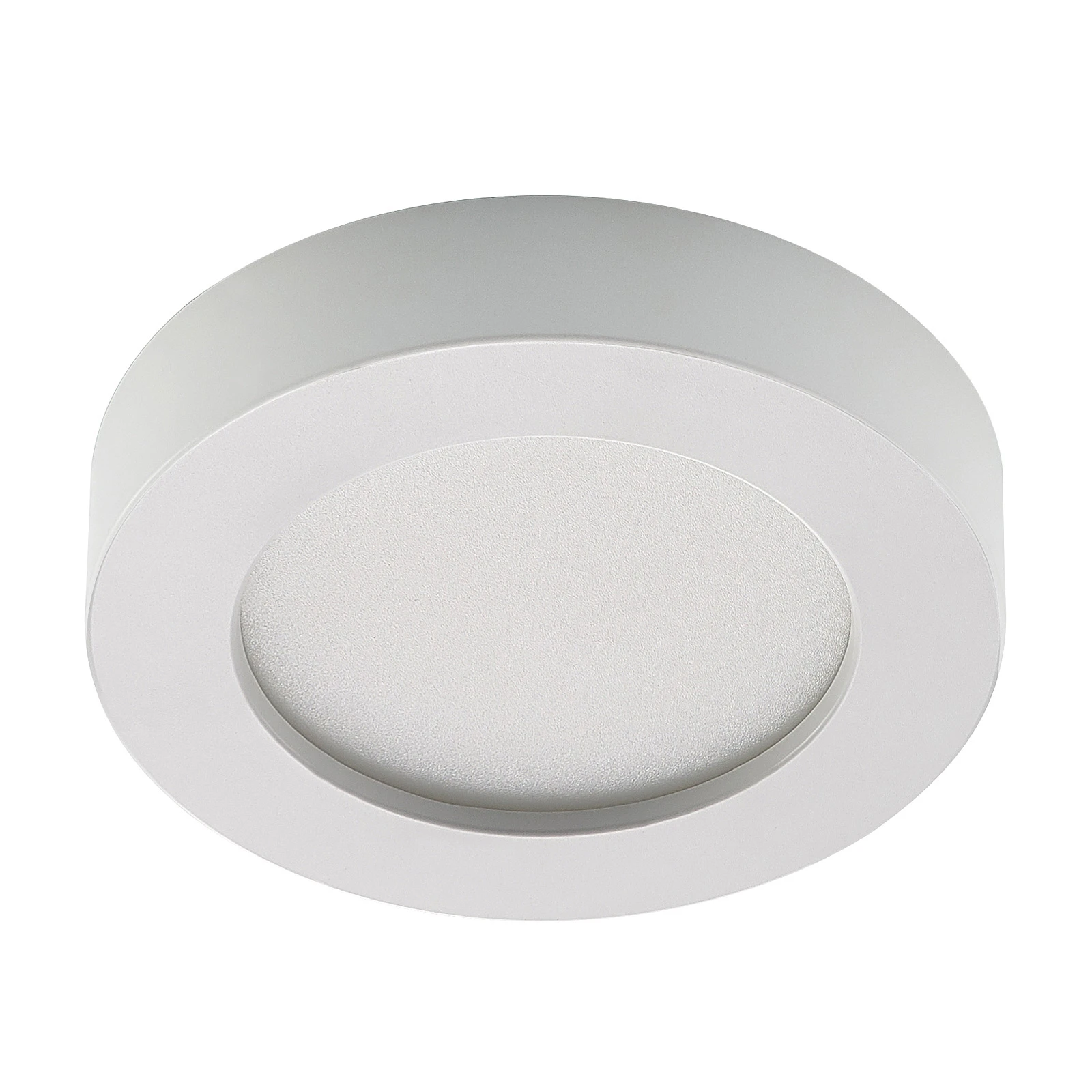 Plafonnier LED PRIOS Edwina, blanc, 18 cm, CCT, IP44