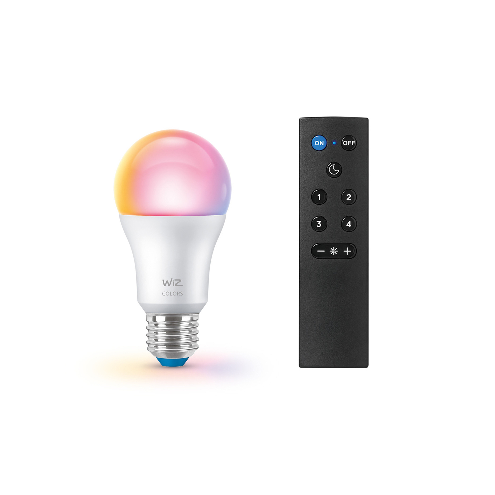 WiZ A60 LED žárovka mat WiFi E27 8,5W RGBW remote