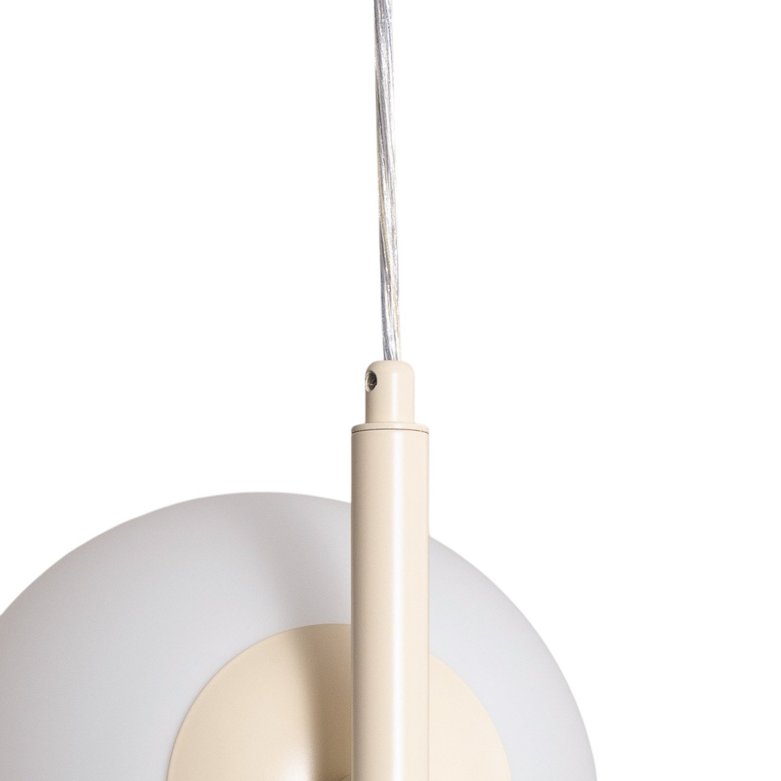 Hängeleuchte Dione, opal/creme, 4-flammig