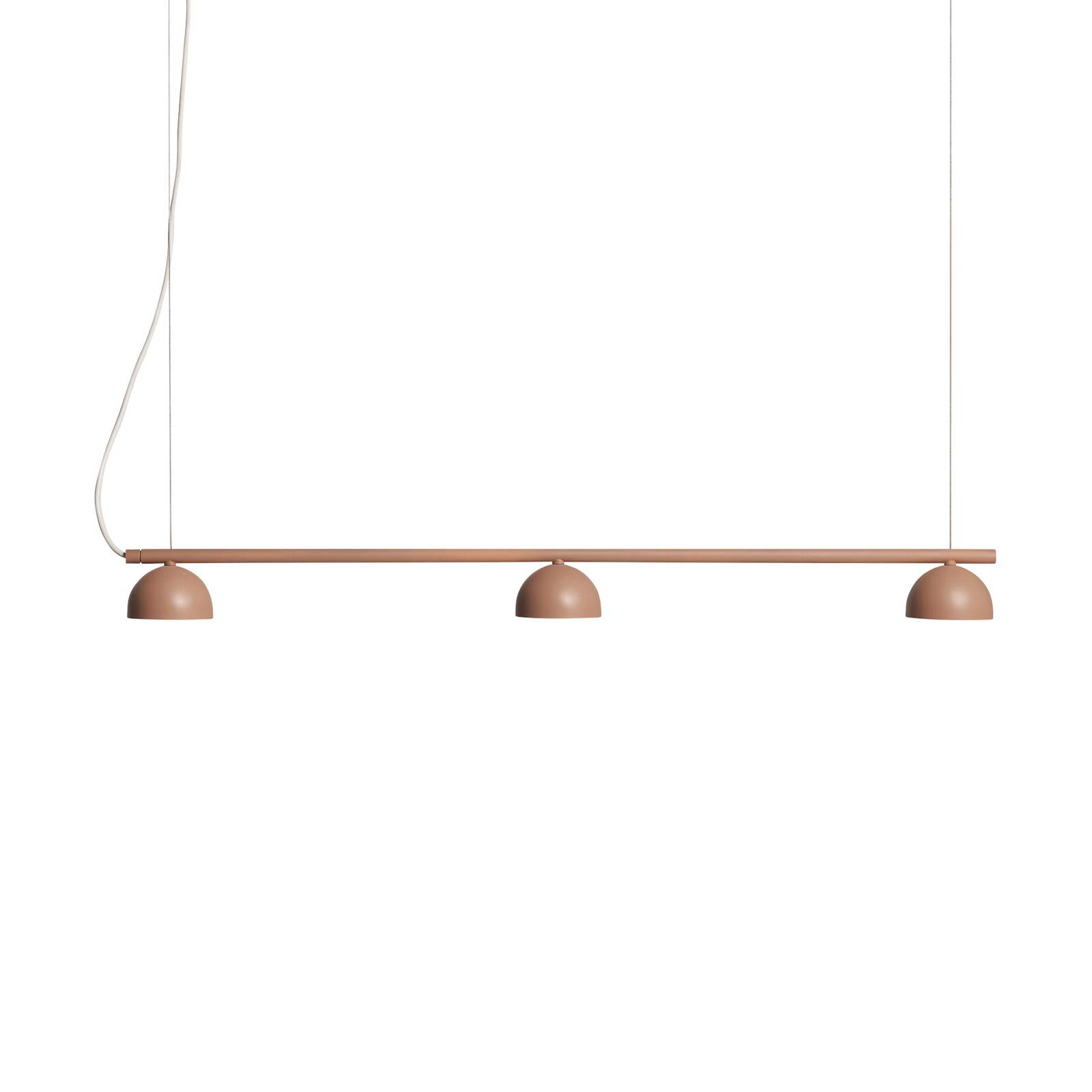 Northern Blush LED-hänglampa, 3 lampor beige