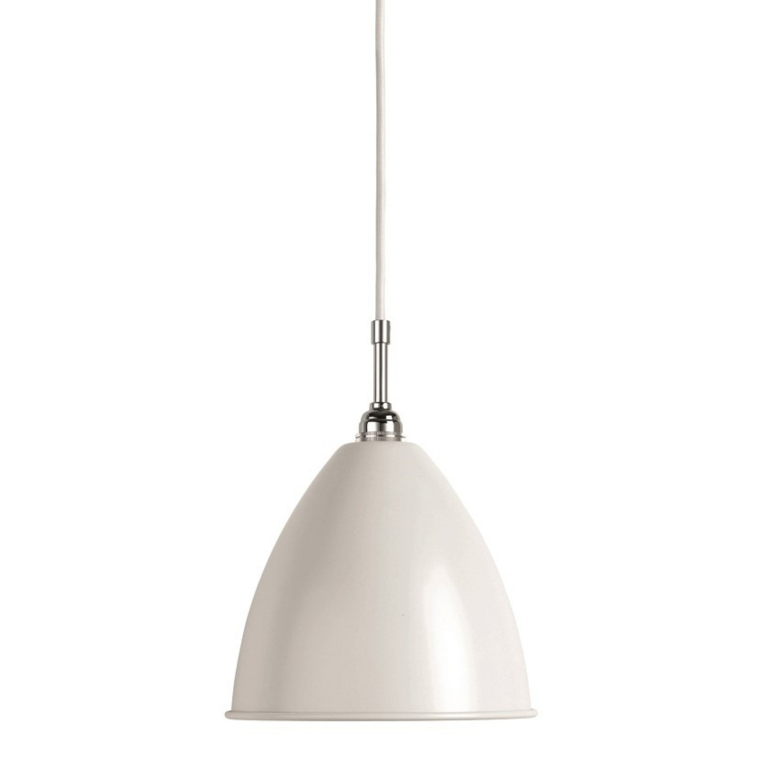 Bestlite BL9 Závěsná Lampa ø21 Chrome/Matte White - GUBI