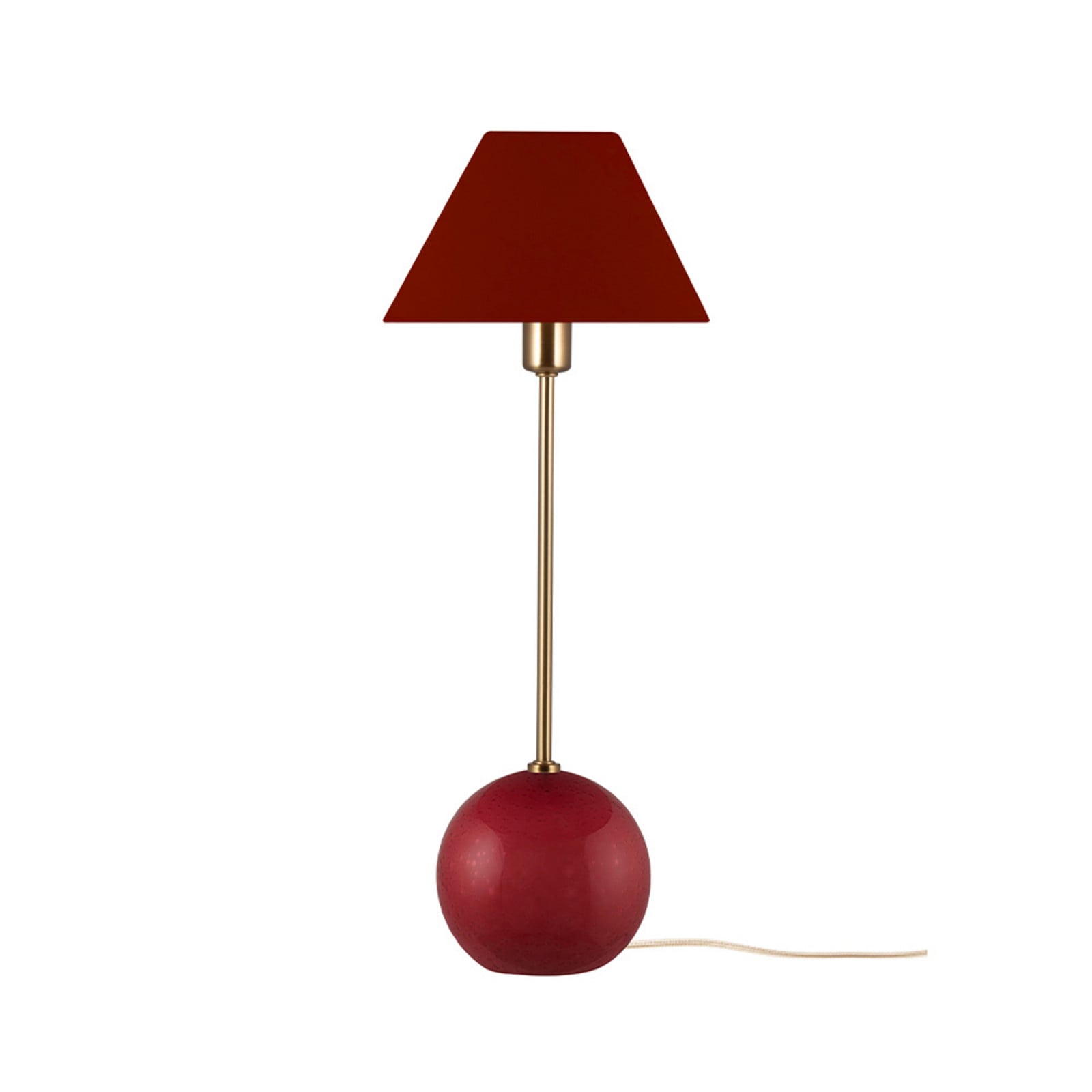 Iris 20 Bordslampa Burgundy Globen Lighting - Vardagsrum - Tyg / textil