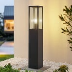 Luz de caminho Lindby Peldar, altura 80 cm, metal antracite