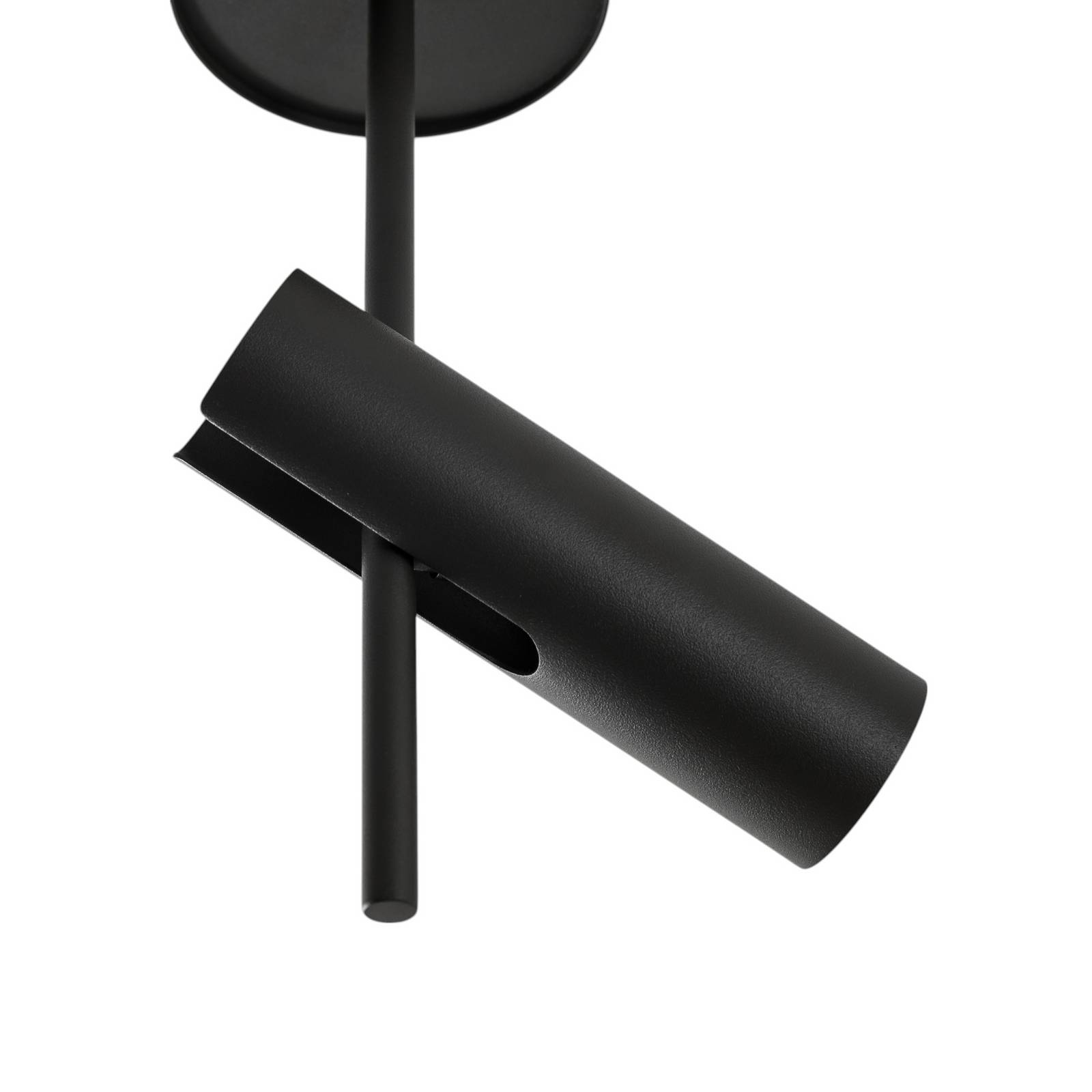 Deckenspot Leda 1, olivgrün, 1-flammig, Stahl, Höhe 34 cm günstig online kaufen
