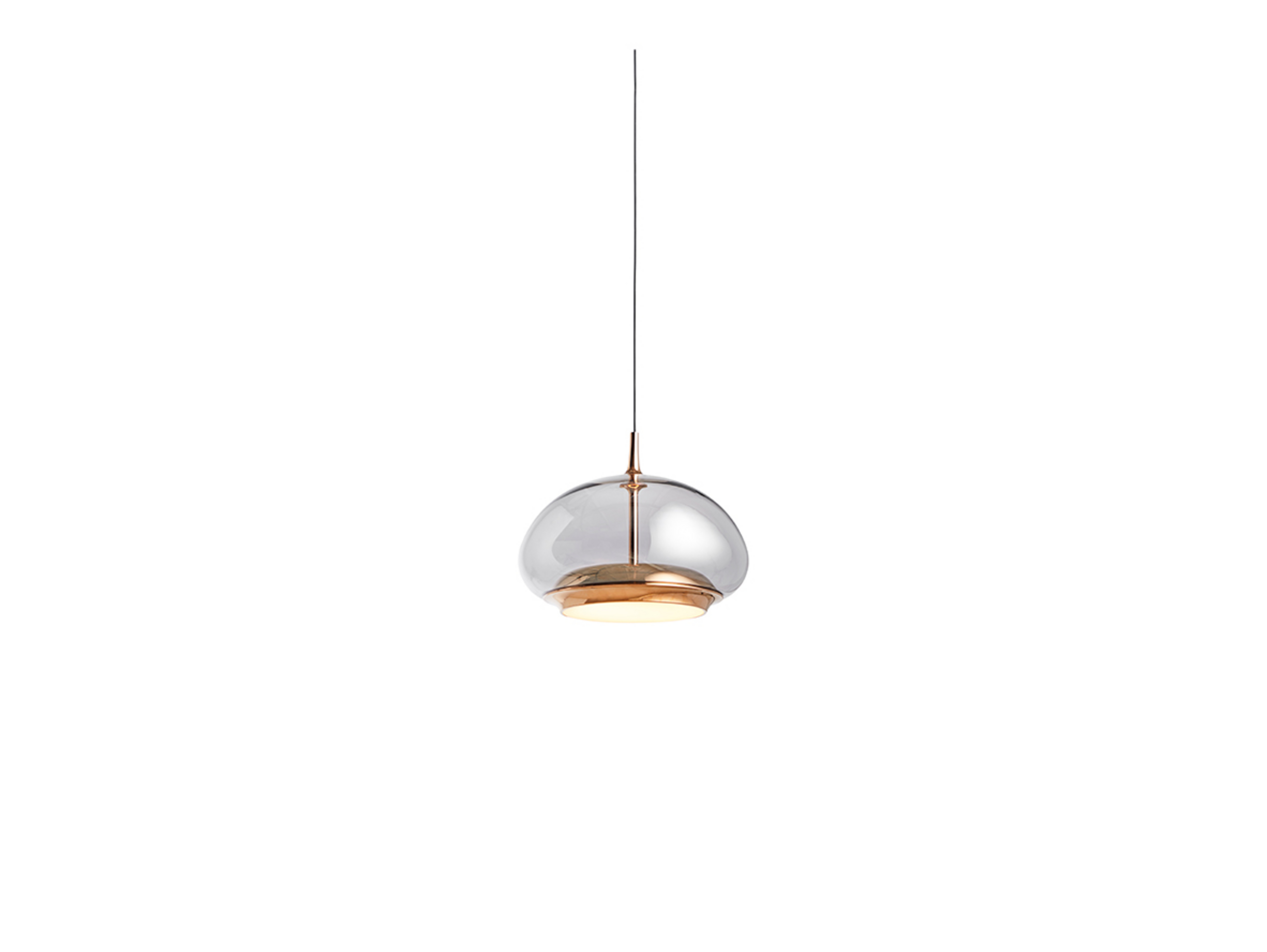 Avalon Pendel Smoked/Rose Gold - Loom Design