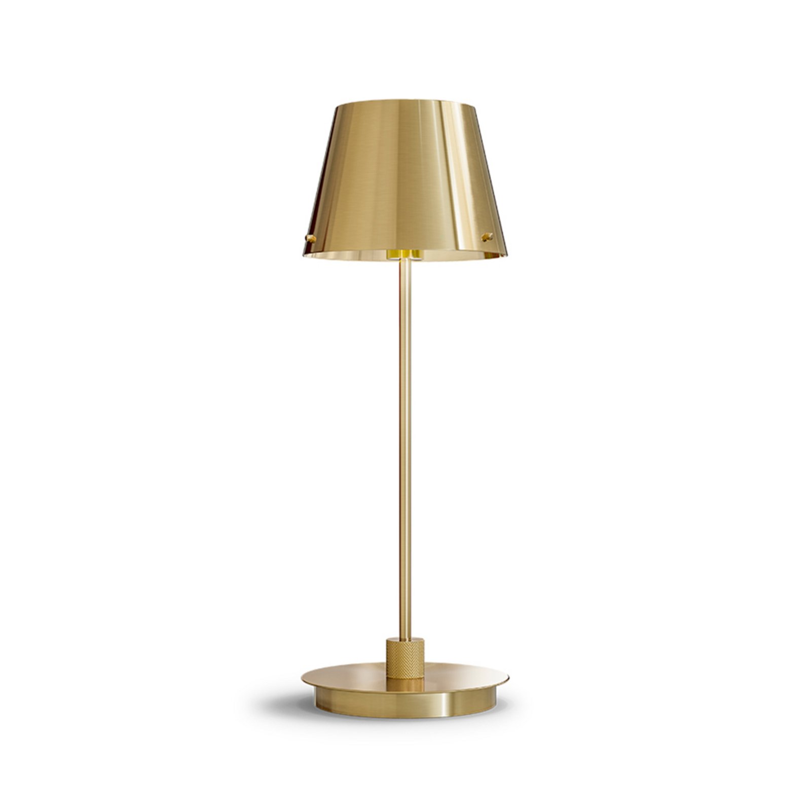 Gil il Grande Lampada da Tavolo Satin Brass/Satin Brass - Herstal