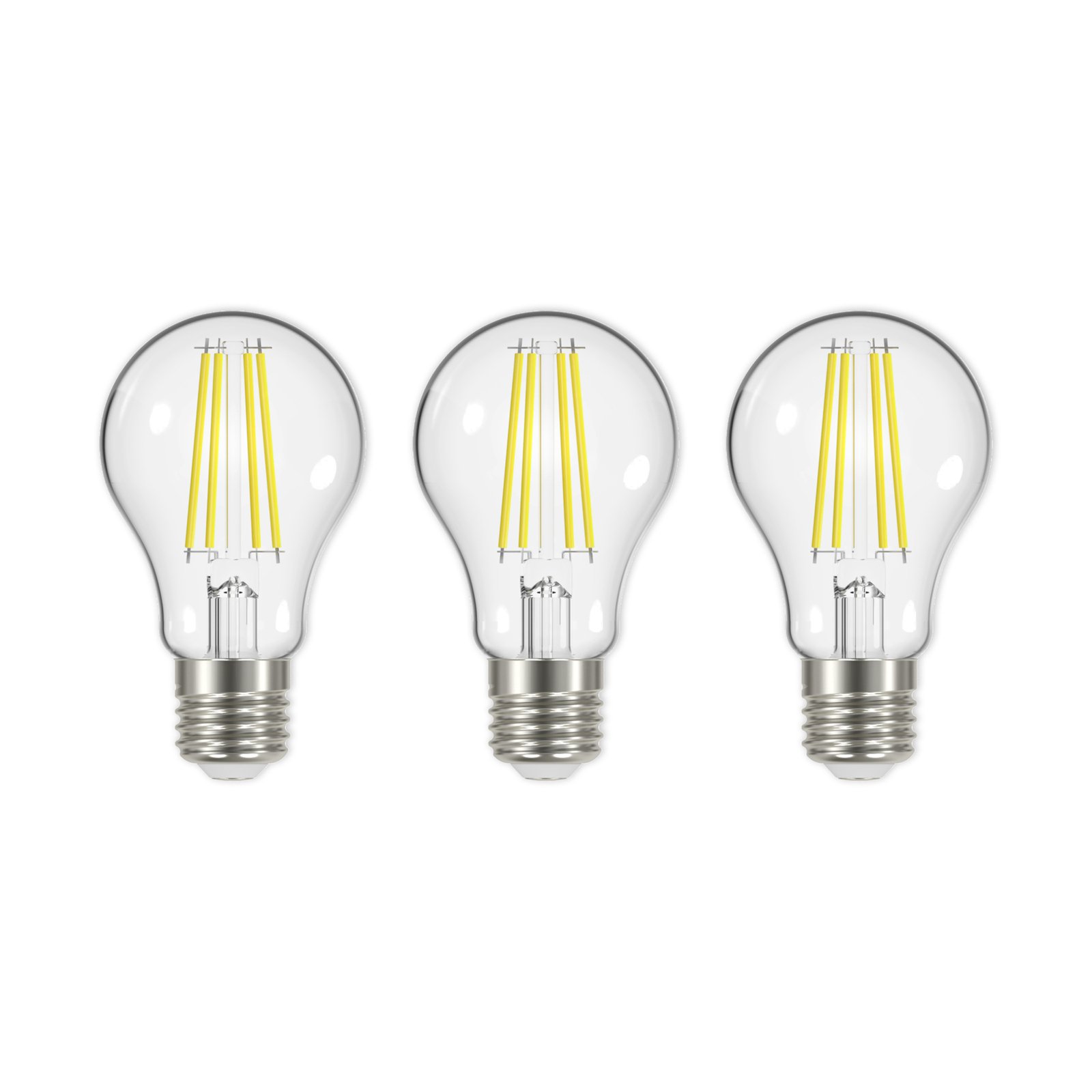 Filament LED bulb E27 5W 3,000K 1060lm clear 3x