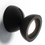 Axolight DoDot LED-vägglampa, svart 15°