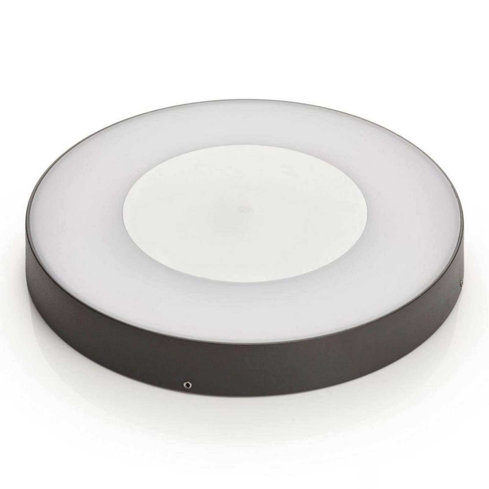 Sora LED Round Venkovní Stropní Lampa s Sensor Dark Grey - Lucande