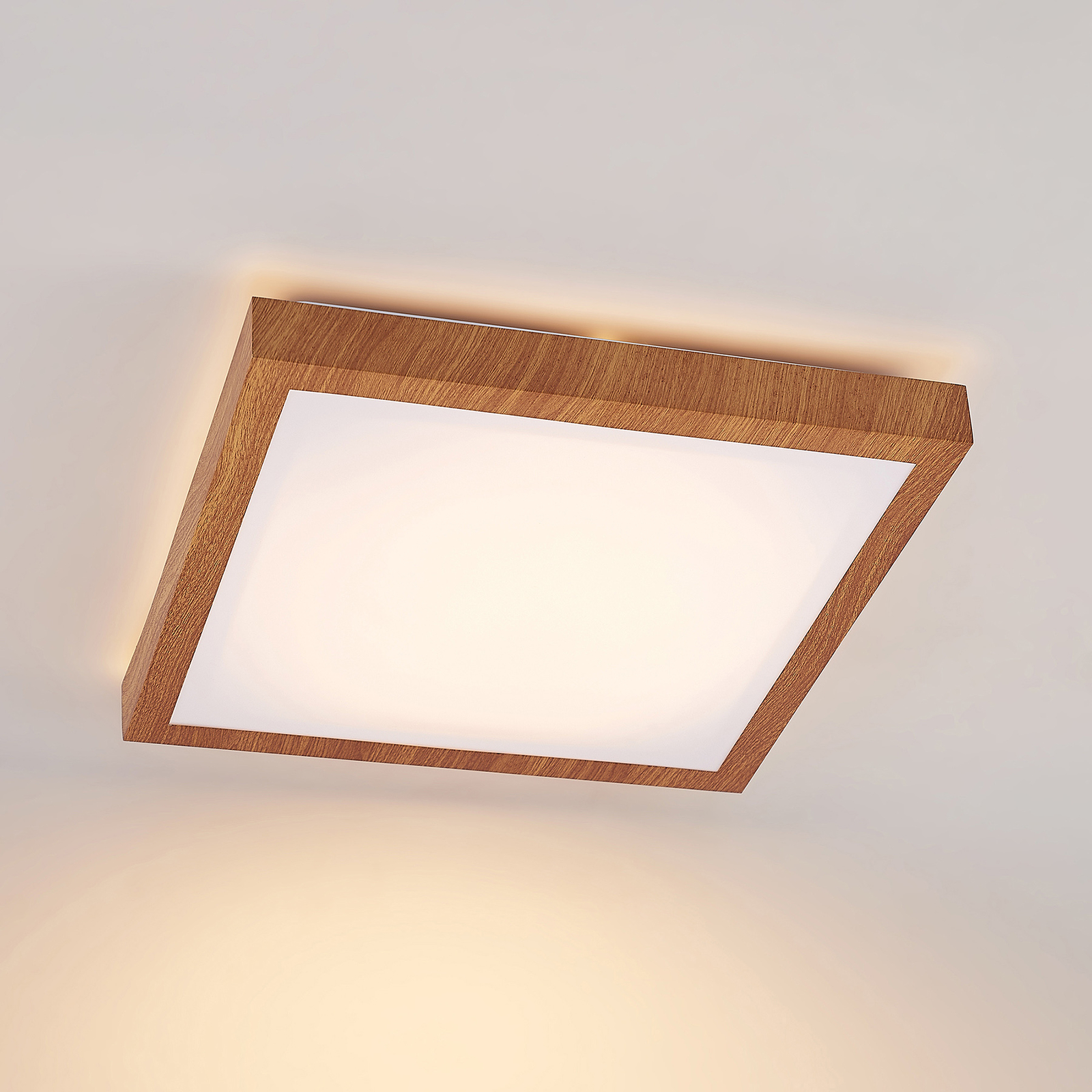 Lindby Vaino LED stropní světlo, hranaté, 37,5 cm