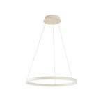 Albiona LED-riippuvalaisin, beige, 1 rengas, halkaisija 60 cm – Arcchio